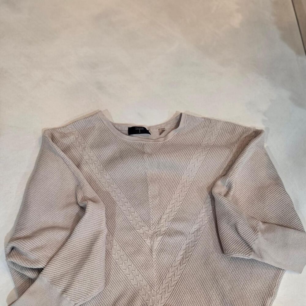 Elie-tahari Women's Pink and Cream Jumper